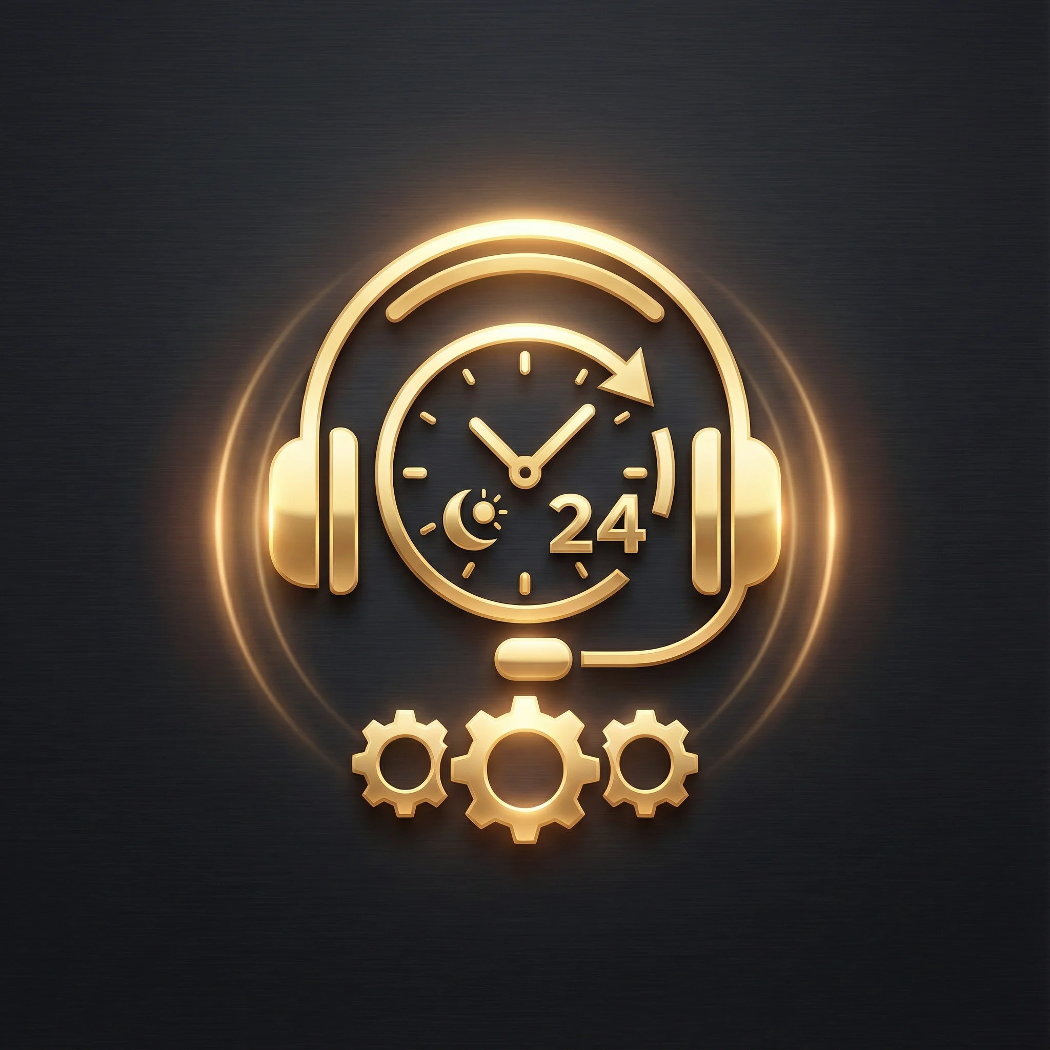 Ícone de suporte ao cliente 24 horas do luckbet